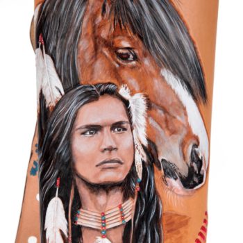 Back quiver “Native American”