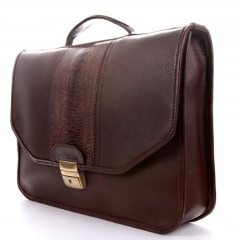 Leather briefcase