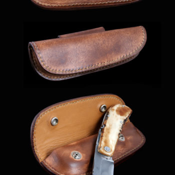 Leather sheath antique