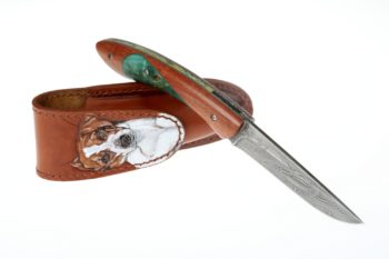 etui pour couteau pliant, folding knife sheath