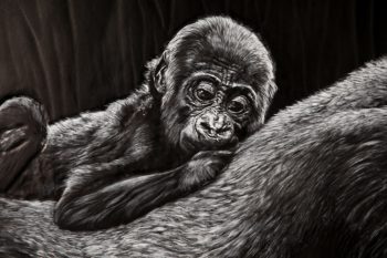 Tableau sur cuir "Ulinsi" – Image 3