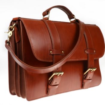 Leather satchel