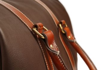sac de voyage en cuir, leather travel bag