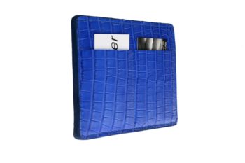 porte-carte alligator, alligator card holder