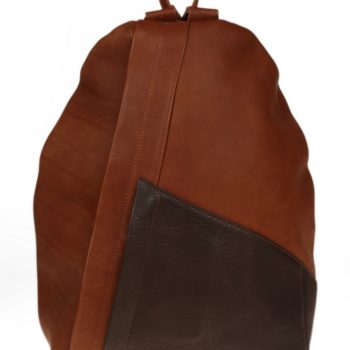 Leather backpack