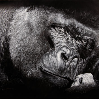 Gorilla painting