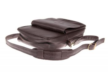 Sac pour homme en cuir de buffle, buffalo leather bag for men