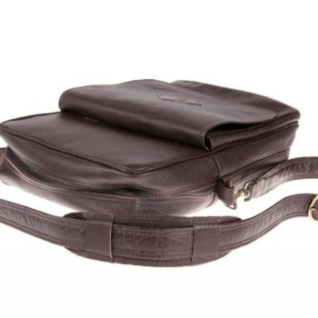 Buffalo leather bag for man