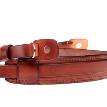 Leather camera strap