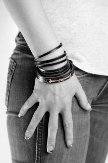 bracelet en cuir, Leather Wristband