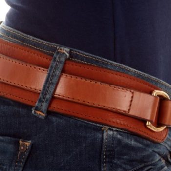 Ceinture 2 cuirs