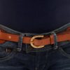ceinture 2 cuirs