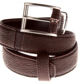 Shark leather belt